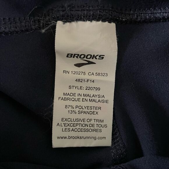 Brooks Women’s Navy Blue Ankle Zip Tight Legging - Size XS - Picture 8 of 8